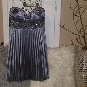 Beautiful Silver Mini Dress